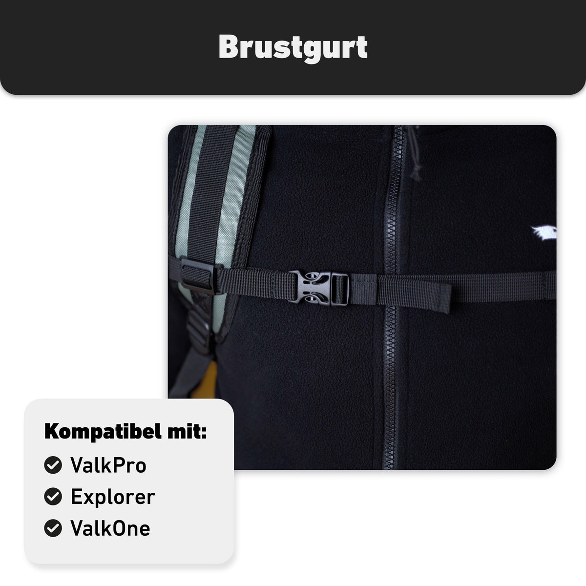 Brustgurt für Rucksäcke